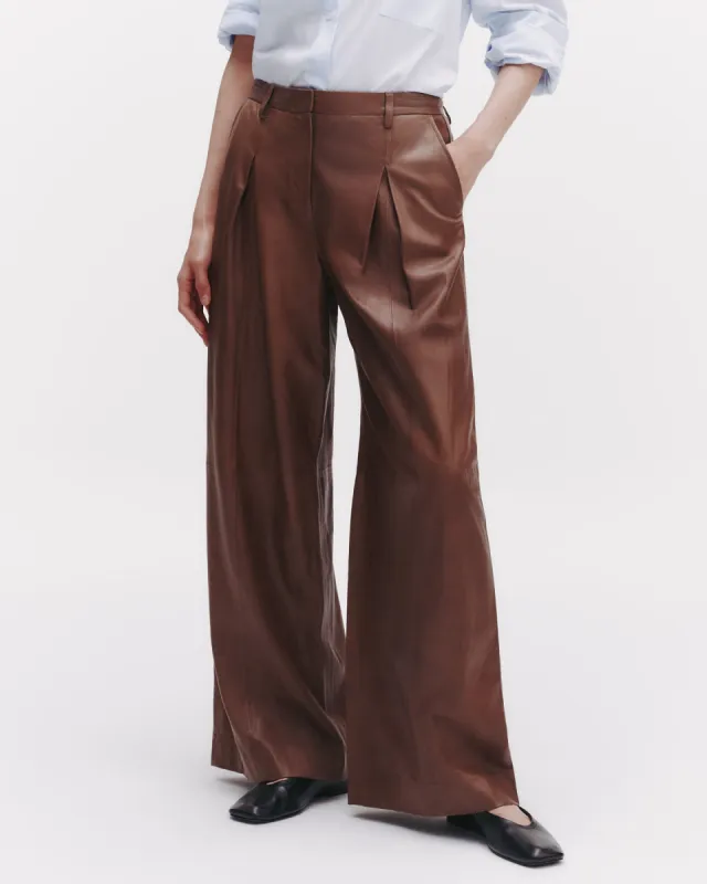 Sullivan Pant in Paper Leather sold by TWP CLOTHING