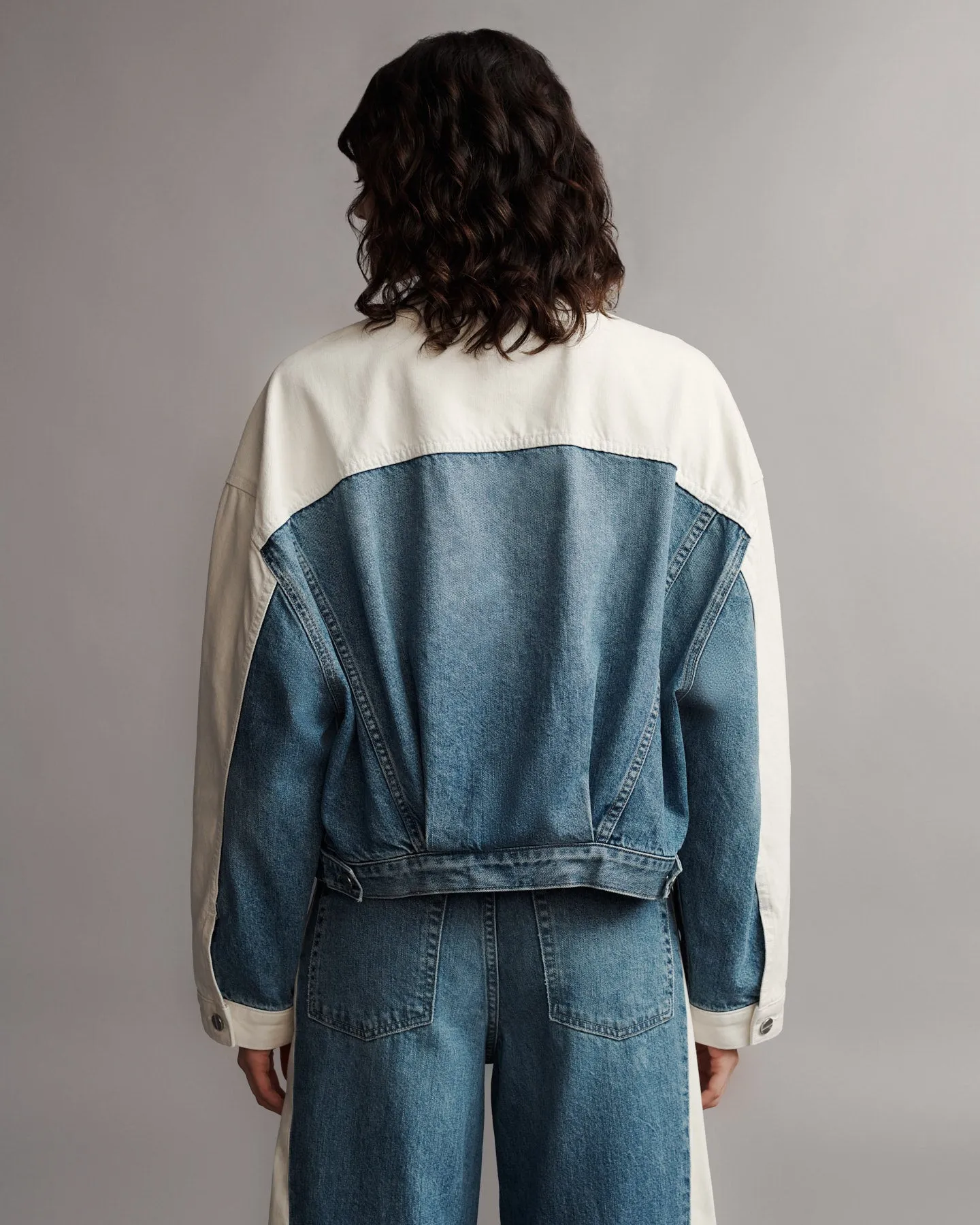 Dylan Jacket in Vintage Wash Denim sold by TWP CLOTHING product image thumbnail 5
