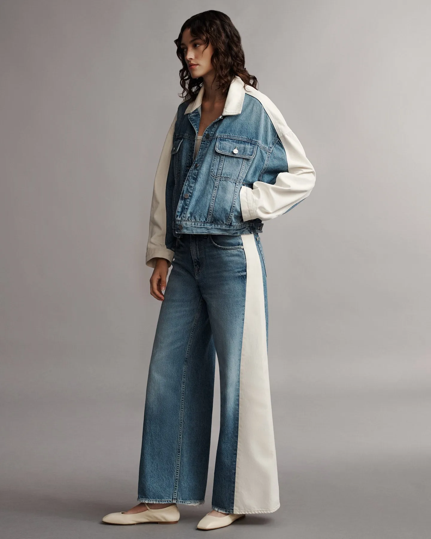 Dylan Jacket in Vintage Wash Denim sold by TWP CLOTHING product image thumbnail 2