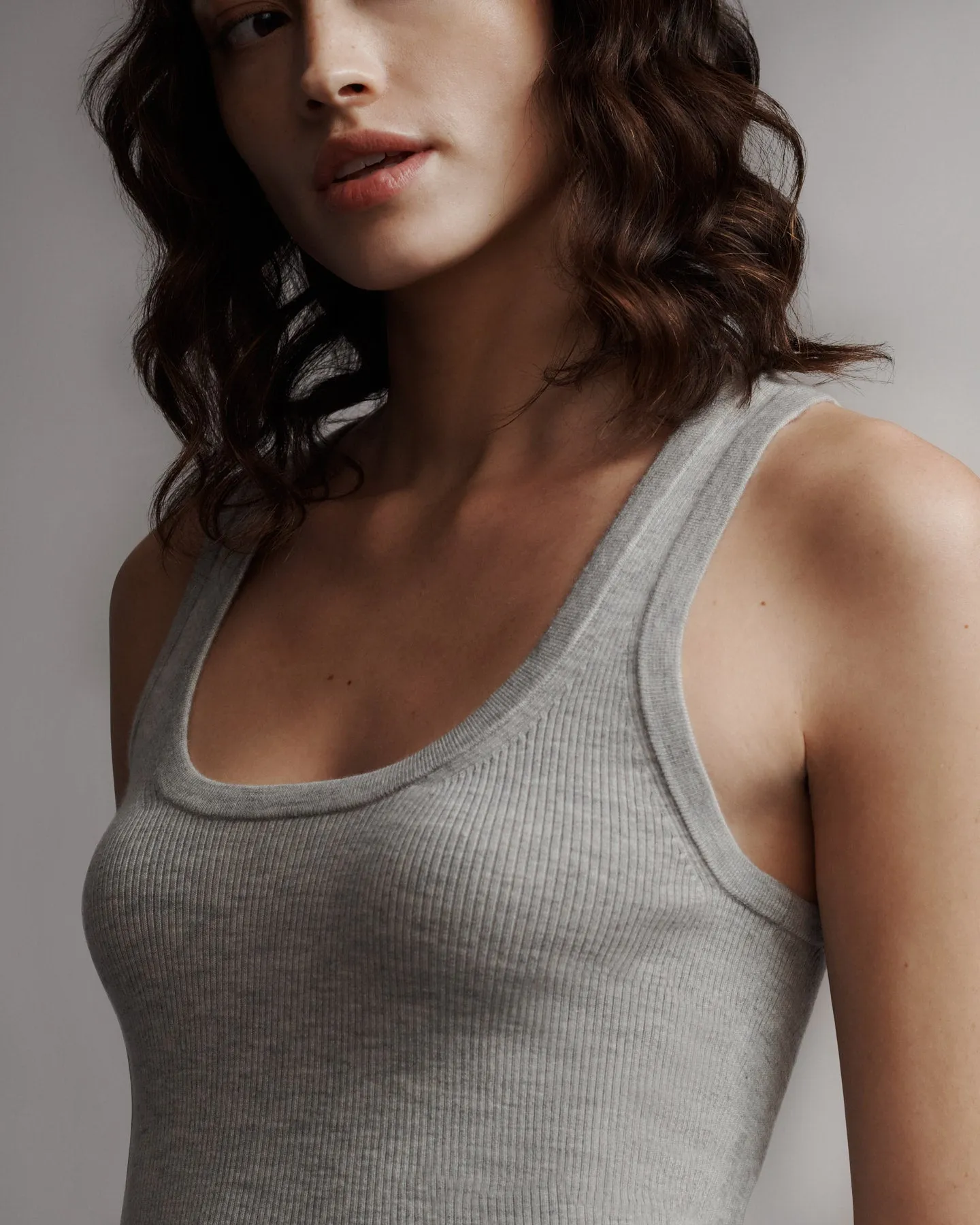 Perfect Tank in Cashmere sold by TWP CLOTHING product image thumbnail 2