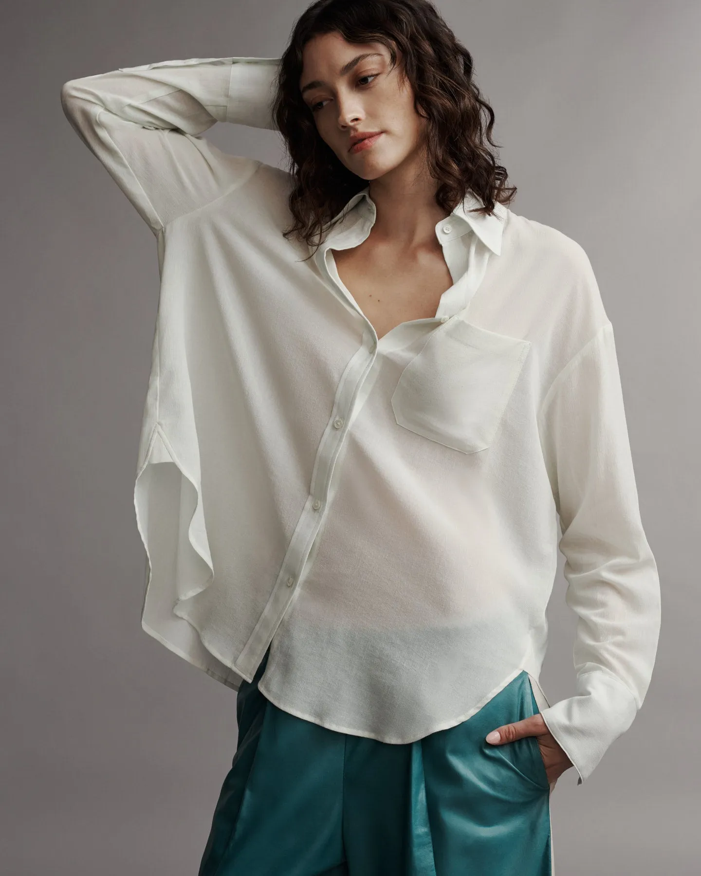 Big Joe Shirt in Cotton Voile sold by TWP CLOTHING