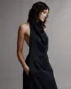 Lolita Dress in Coated Viscose Linen sold by TWP CLOTHING