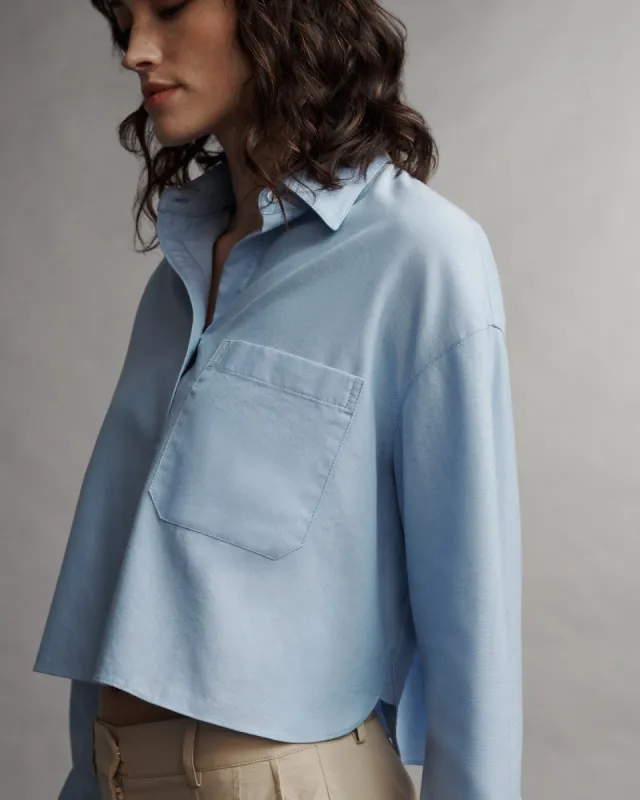 Little Big Joe Shirt in Oxford Cotton Shirting sold by TWP CLOTHING