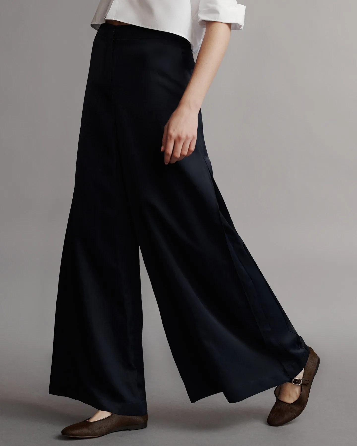 Stevie Pant in Coated Viscose Linen sold by TWP CLOTHING product image thumbnail 3