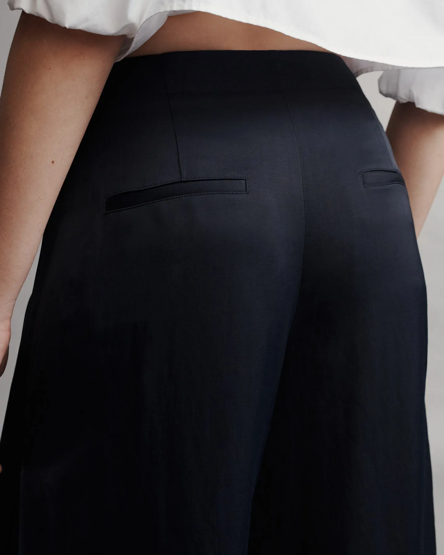 Stevie Pant in Coated Viscose Linen sold by TWP CLOTHING product image thumbnail 5