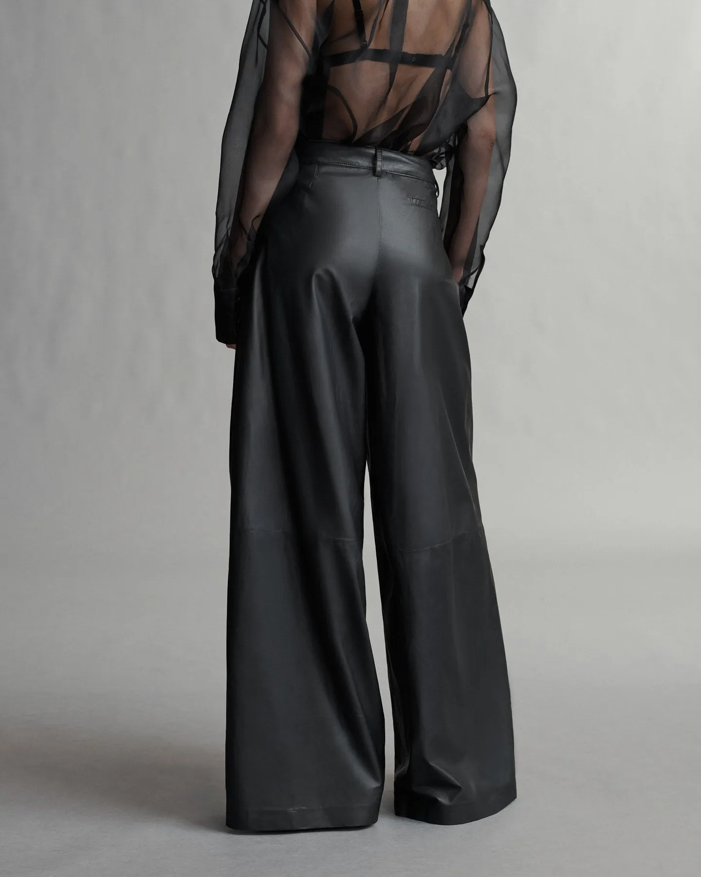 Didi Pant in Paper Leather sold by TWP CLOTHING product image thumbnail 4