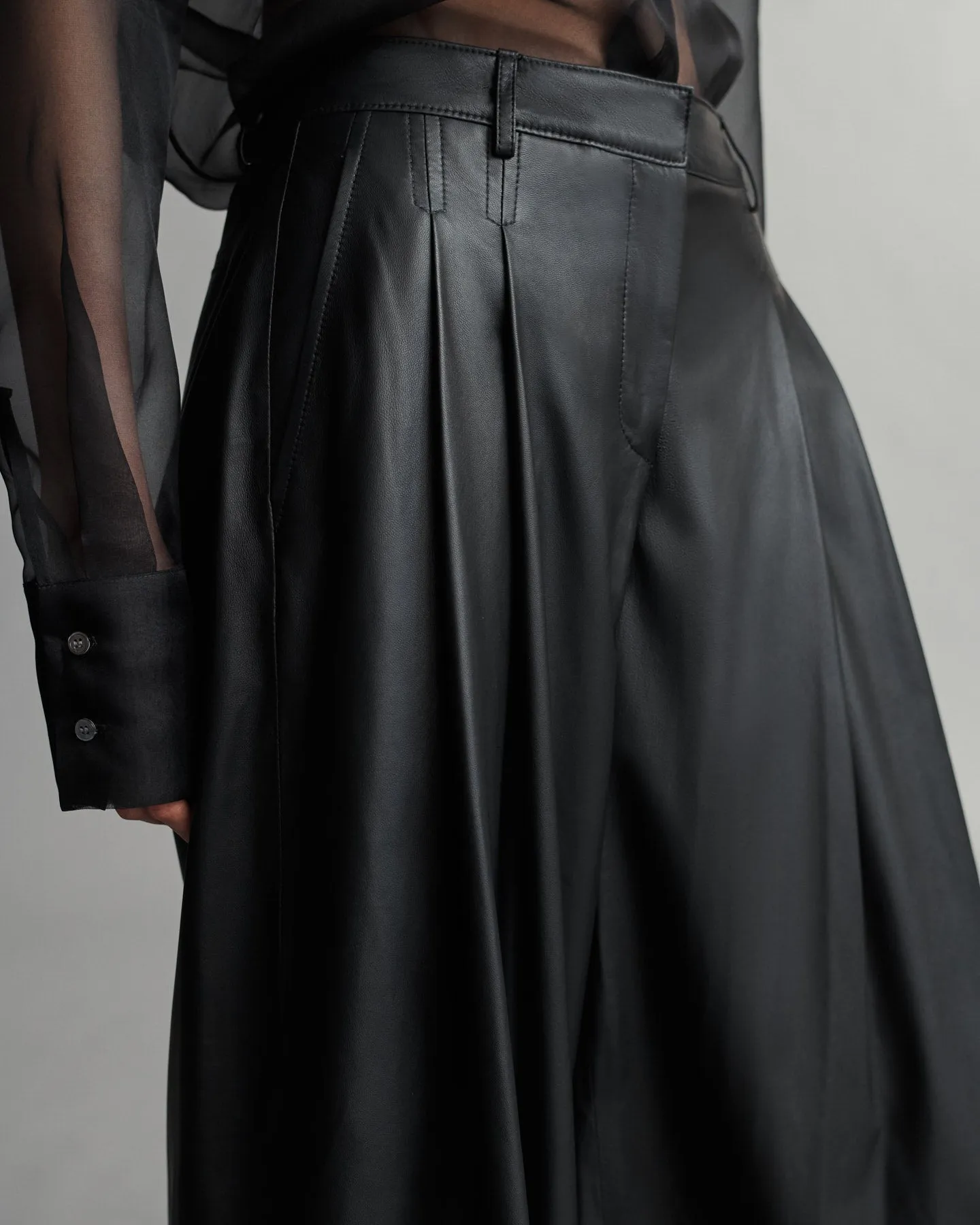 Didi Pant in Paper Leather sold by TWP CLOTHING product image thumbnail 2