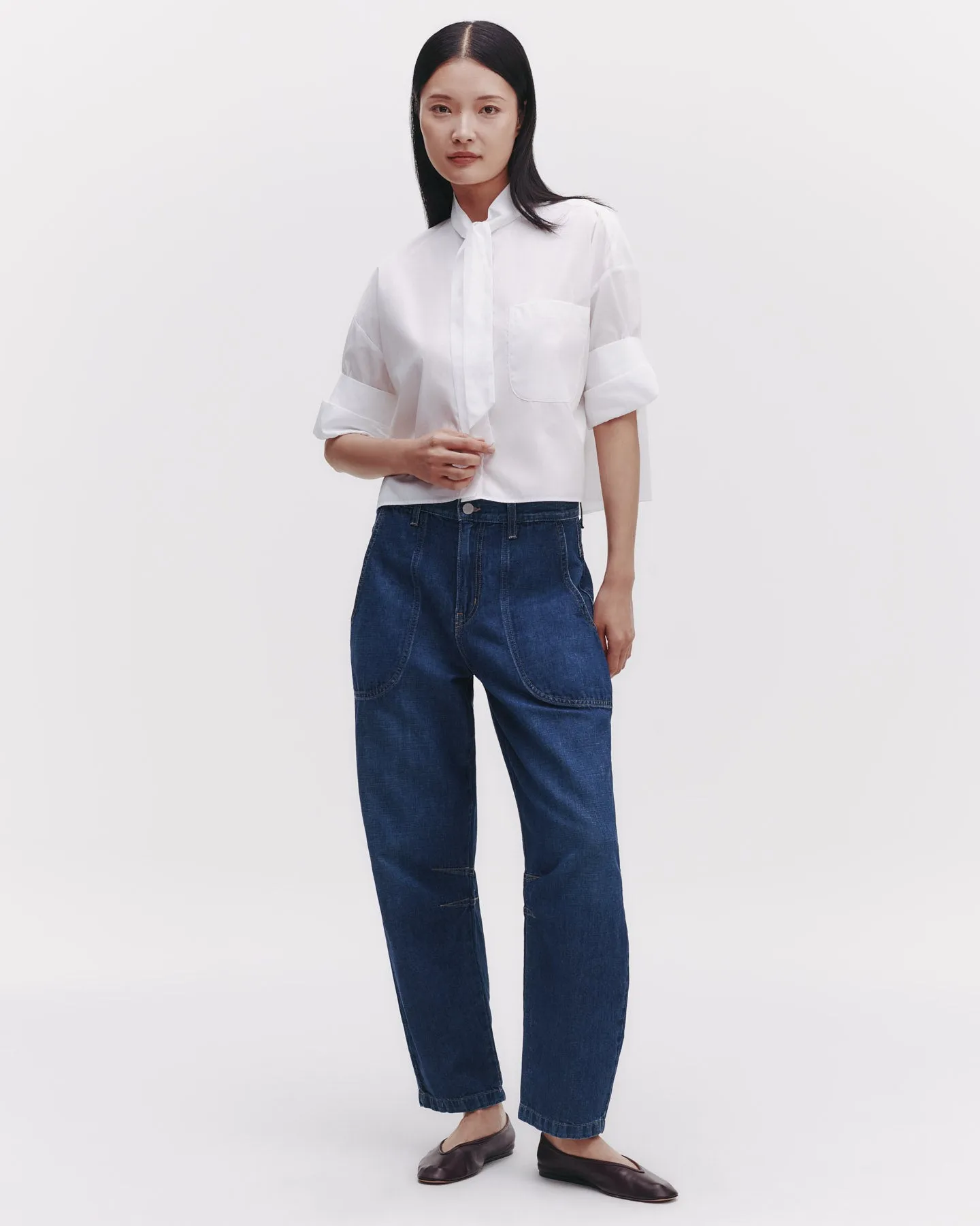 Next Ex Shirt With Tie in Superfine Cotton sold by TWP CLOTHING product image thumbnail 5