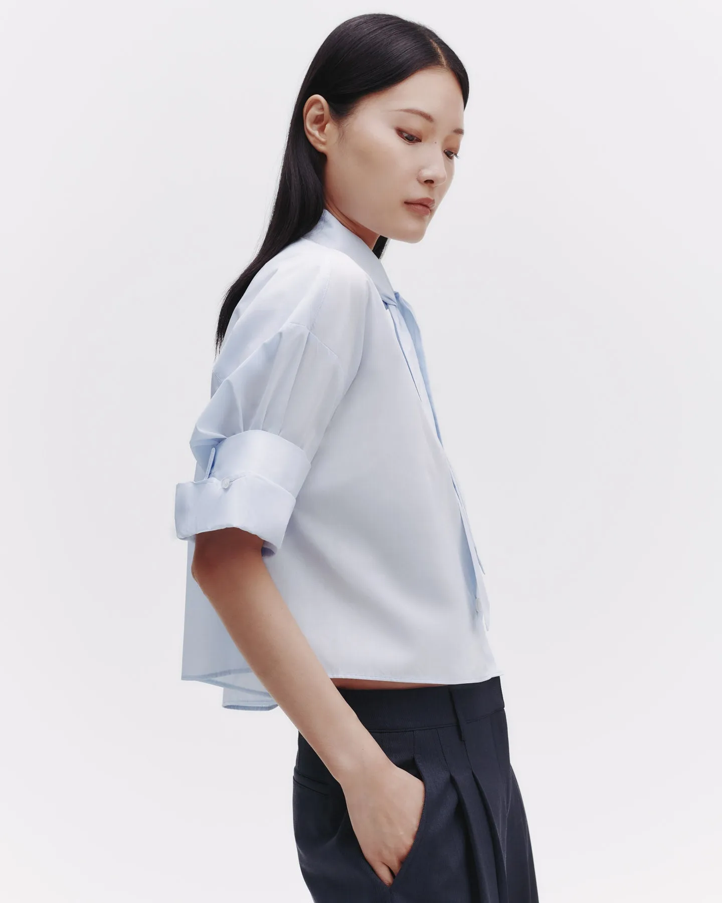 Next Ex Shirt With Tie in Superfine Cotton sold by TWP CLOTHING product image thumbnail 4