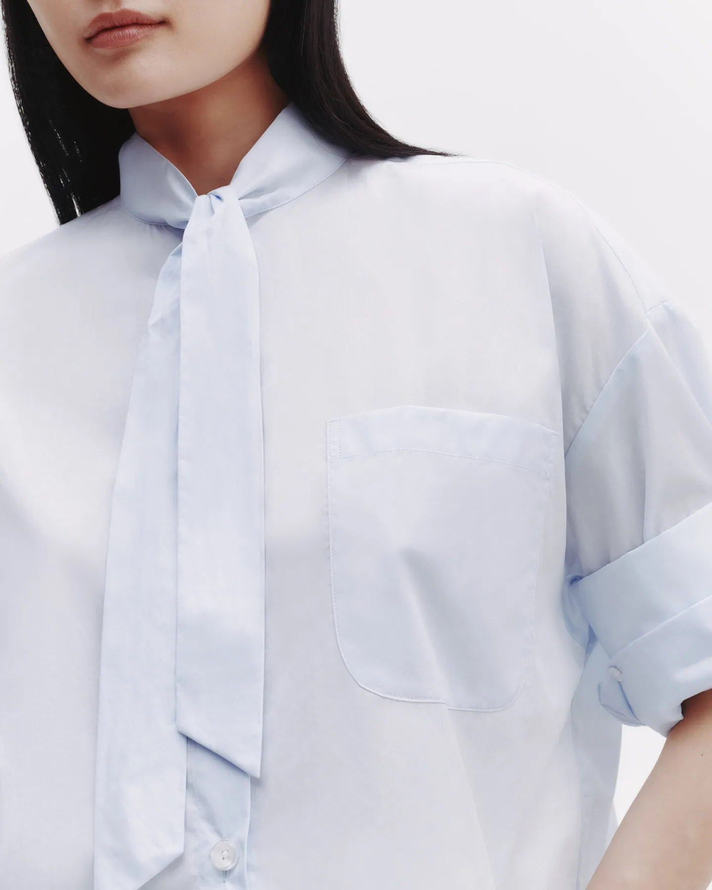 Next Ex Shirt With Tie in Superfine Cotton sold by TWP CLOTHING product image thumbnail 3