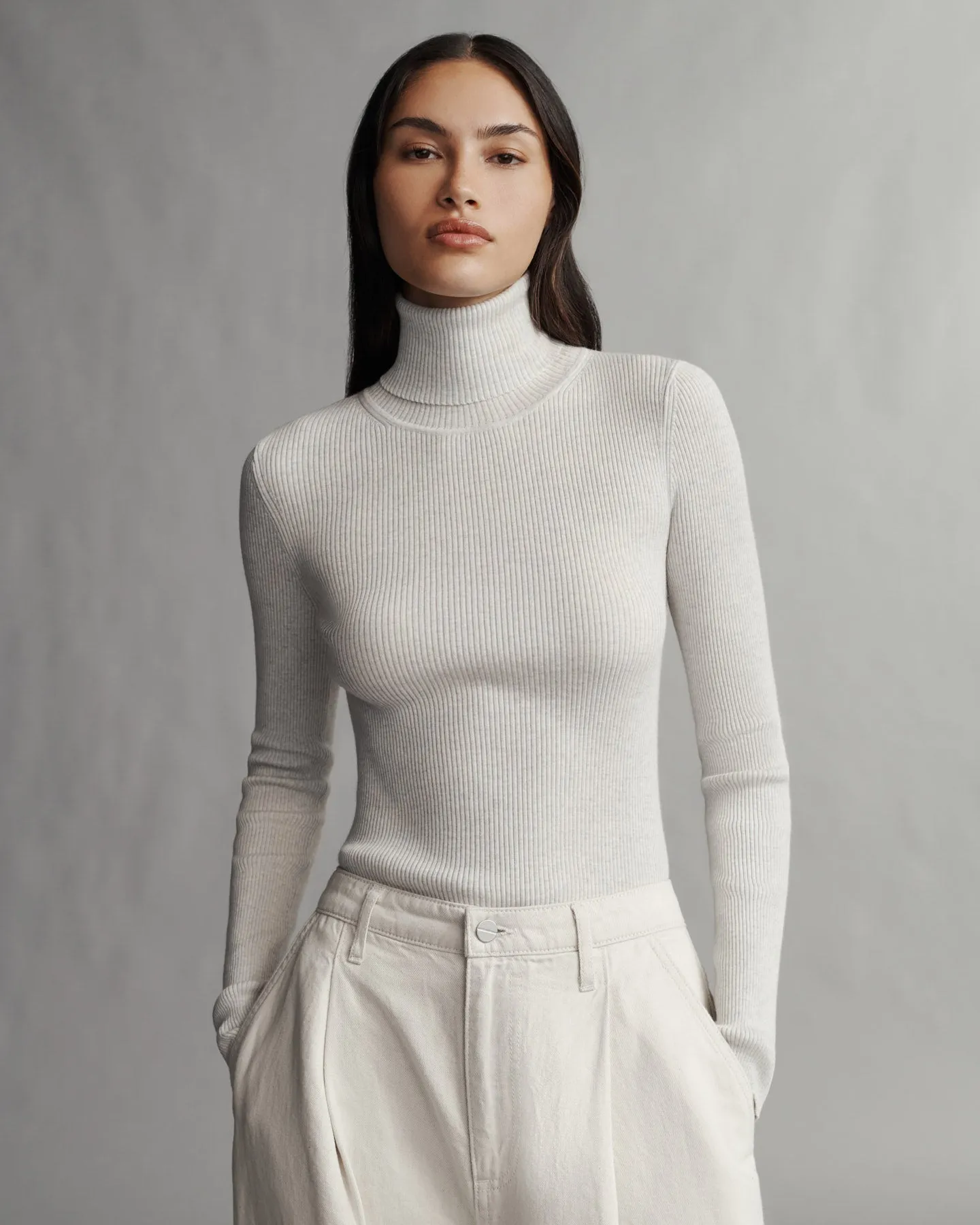 Knit Turtleneck in Merino Wool sold by TWP CLOTHING product image thumbnail 2
