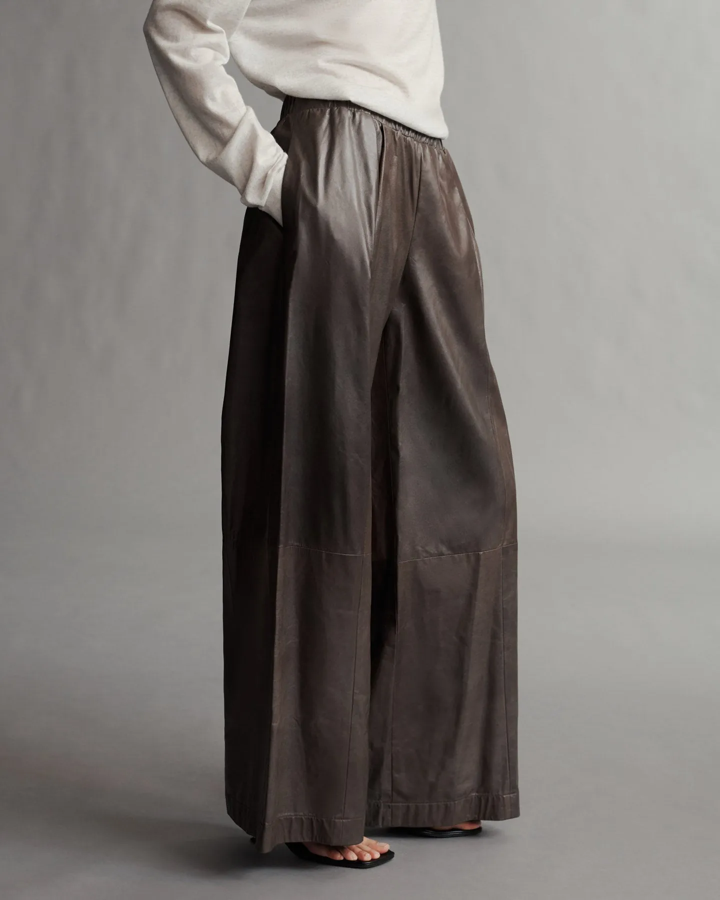 Eva Pant in Paper Leather sold by TWP CLOTHING product image thumbnail 3