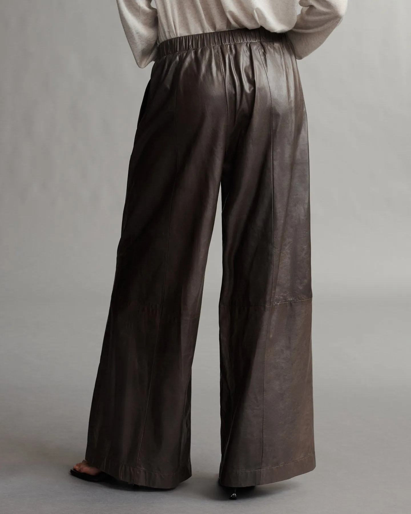 Eva Pant in Paper Leather sold by TWP CLOTHING product image thumbnail 4