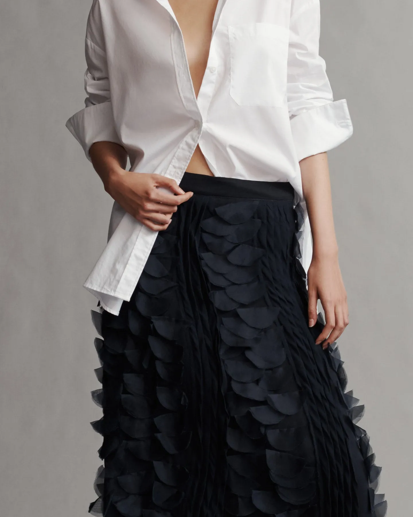 Cry Me A River Skirt in Silk Organza sold by TWP CLOTHING product image thumbnail 4