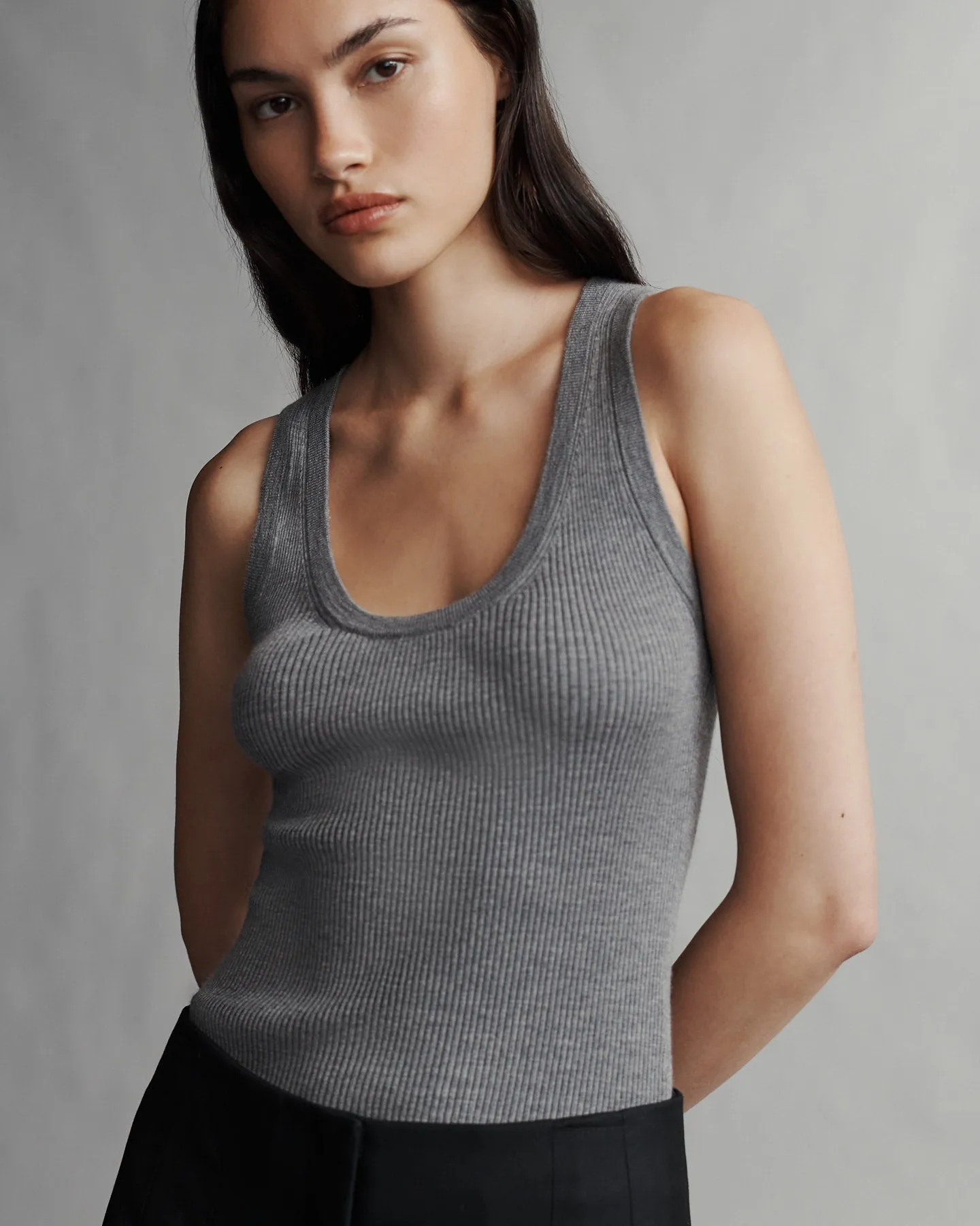 Knit Tank in Merino Wool sold by TWP CLOTHING