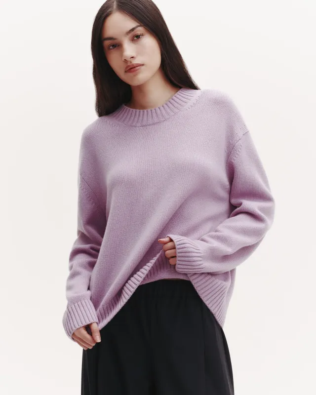 Boy Crewneck in Cashmere sold by TWP CLOTHING