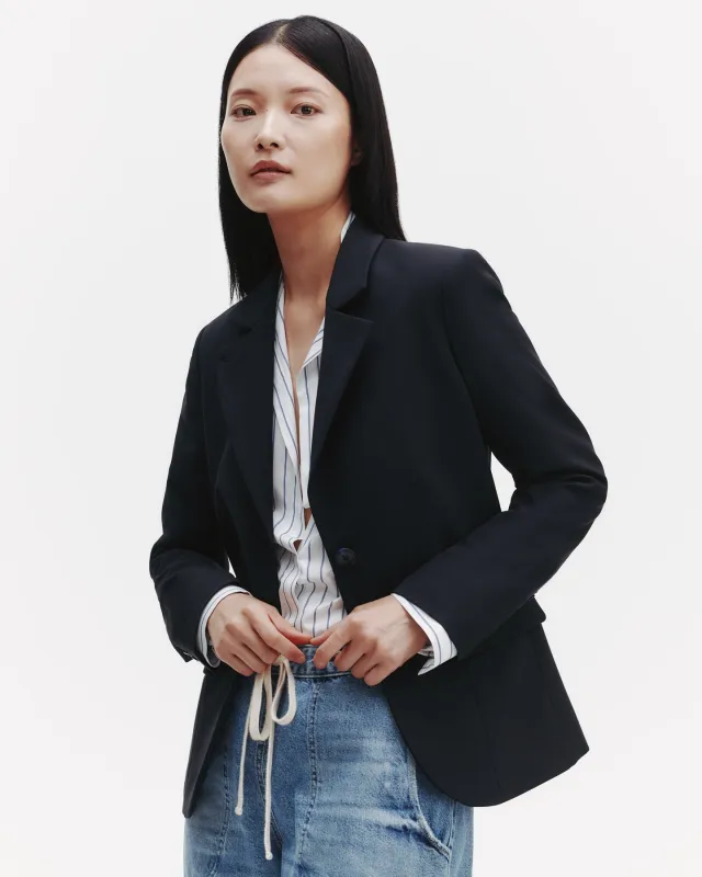 Supper Jacket in Ultrafine Stretch Suiting sold by TWP CLOTHING