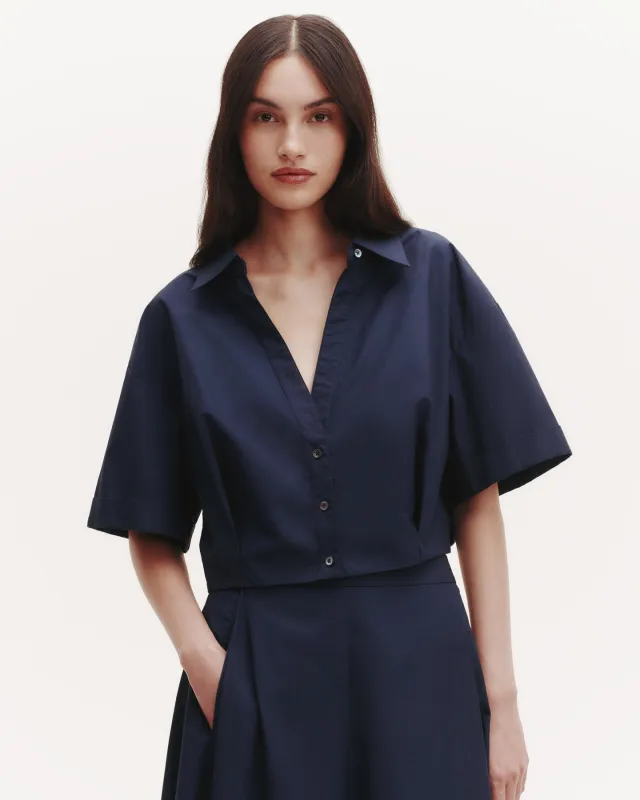 She Comes and Goes Again Top in Cotton Shirting sold by TWP CLOTHING