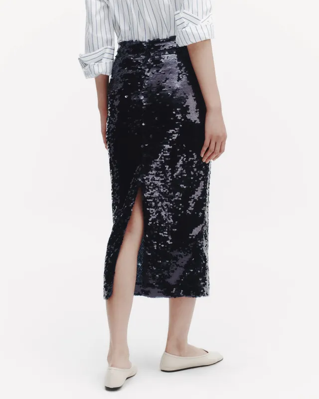 Sylkie Skirt with Paillettes sold by TWP CLOTHING