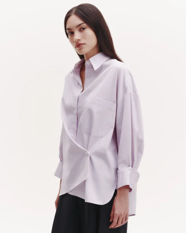 Earl Shirt in Mini Pinstripe Cotton sold by TWP CLOTHING