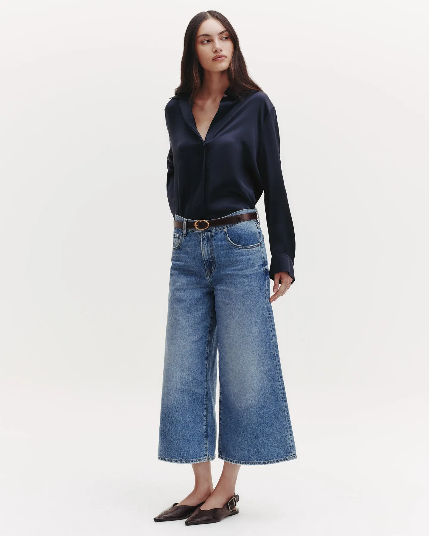 One Morning Shirt in Silk Charmeuse sold by TWP CLOTHING product image thumbnail 4