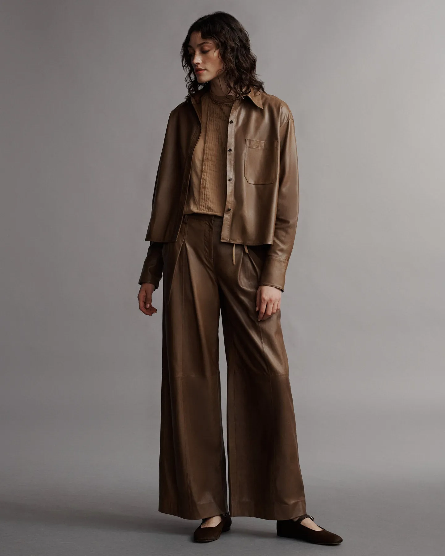 Average Joe Top in Paper Leather sold by TWP CLOTHING product image thumbnail 2