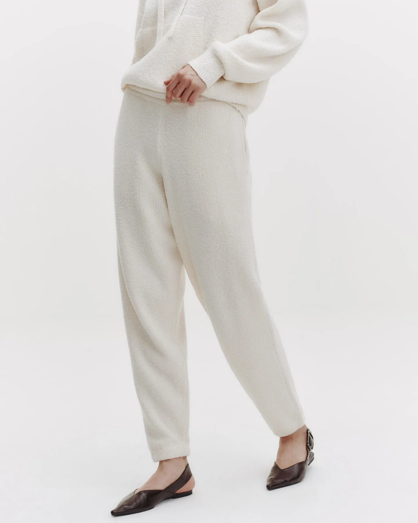 Sweatpant in Nubby Cashmere Silk sold by TWP CLOTHING product image thumbnail 3