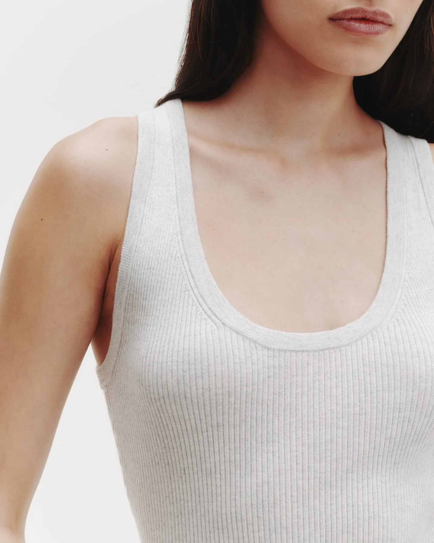 Knit Tank in Cotton Rib sold by TWP CLOTHING product image thumbnail 2