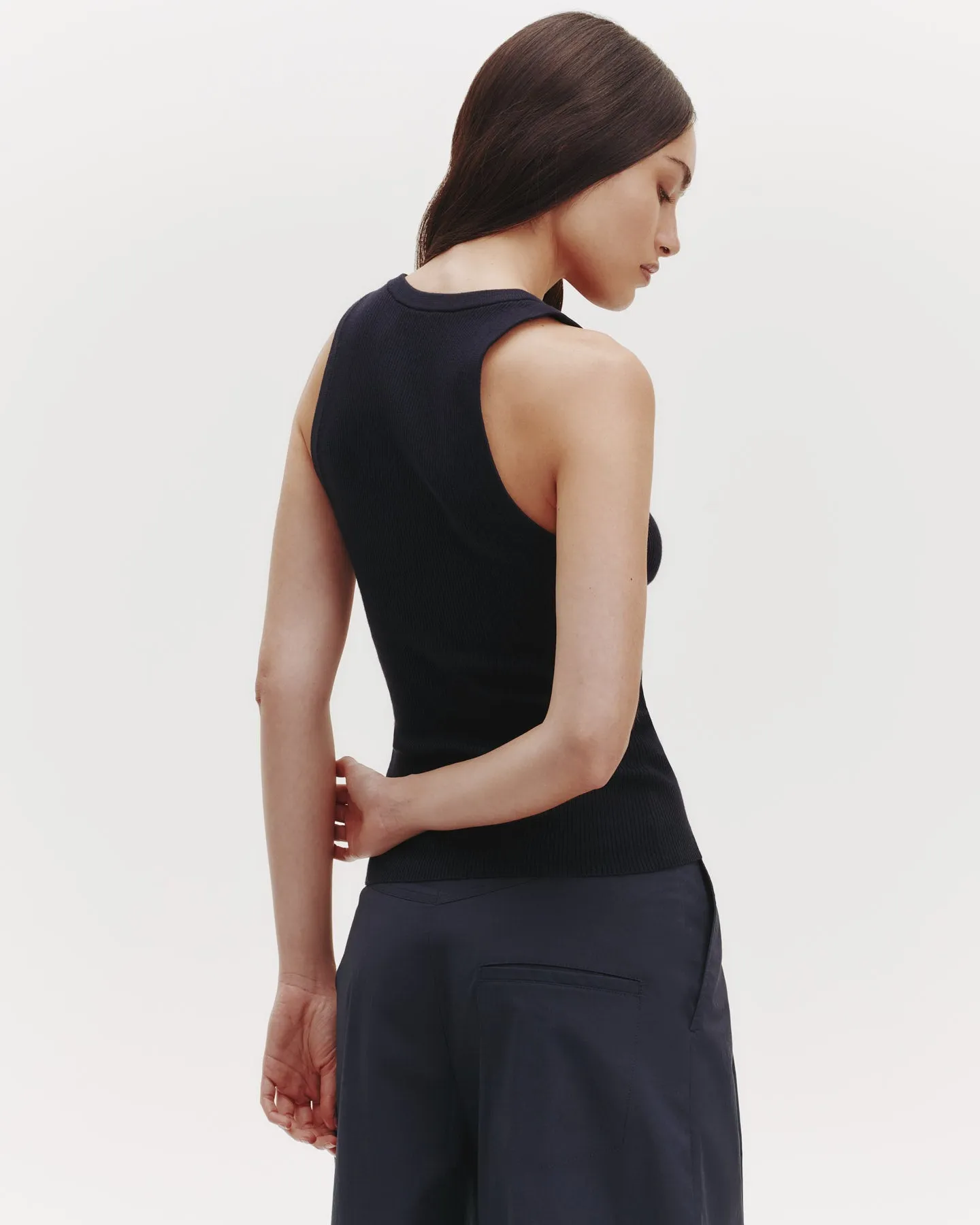 Knit Tank in Cotton Rib sold by TWP CLOTHING product image thumbnail 5