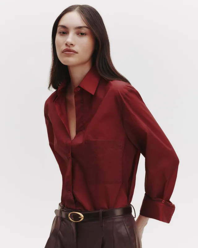 The Next Morning Shirt in Nylon sold by TWP CLOTHING