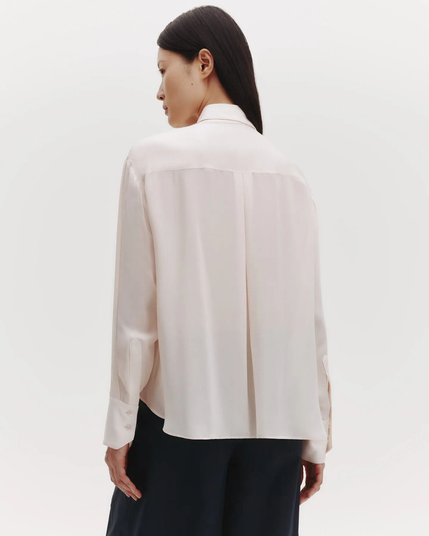 Joey Shirt in Silk Georgette sold by TWP CLOTHING product image thumbnail 3