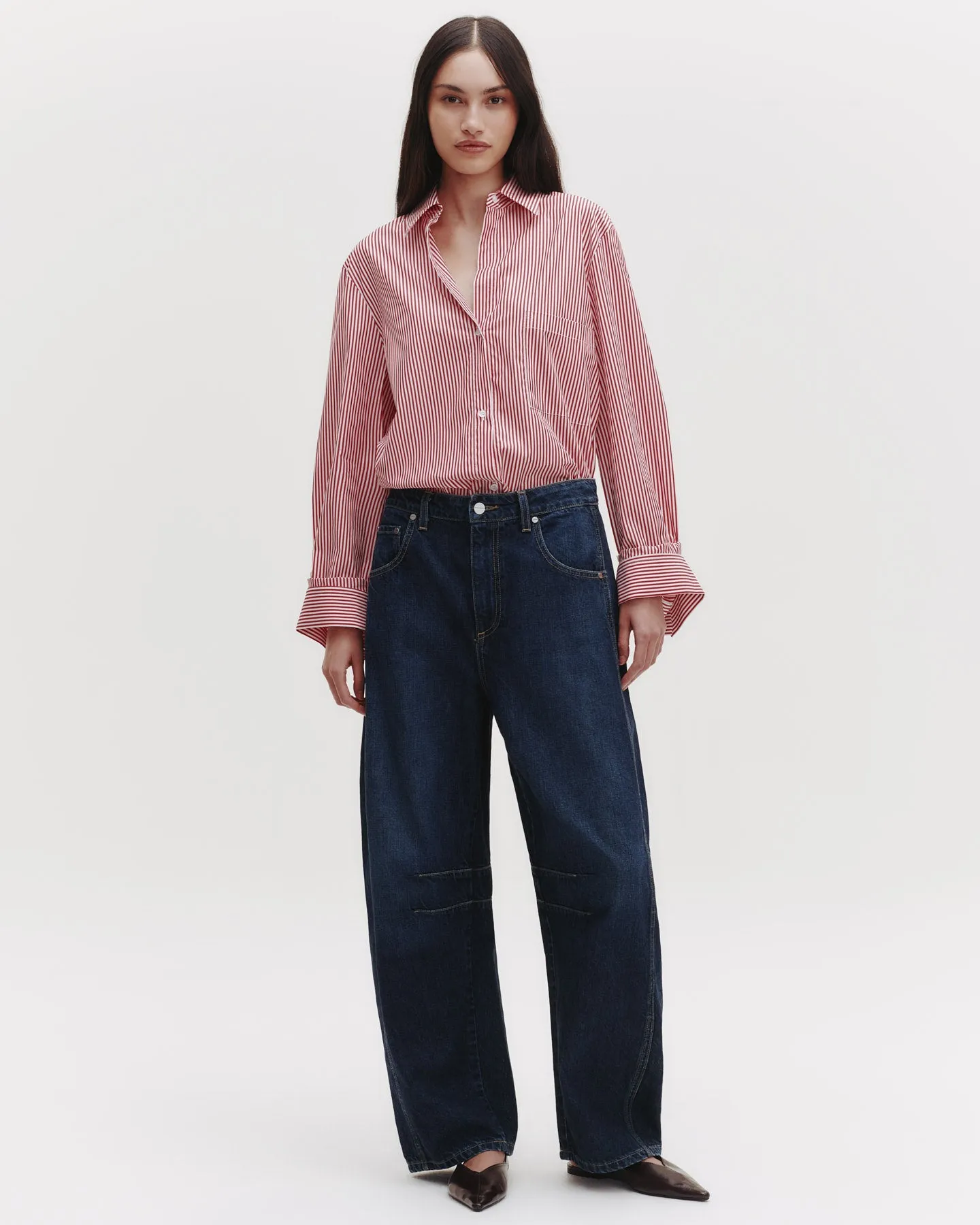 The Next Morning Shirt in Striped Cotton sold by TWP CLOTHING product image thumbnail 3