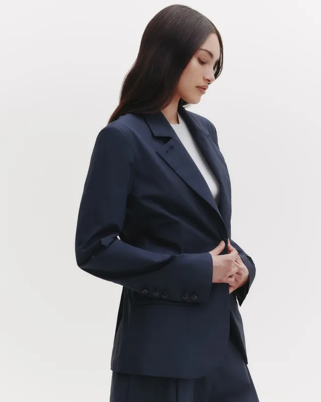 Supper Jacket in Dense Cotton Poplin sold by TWP CLOTHING