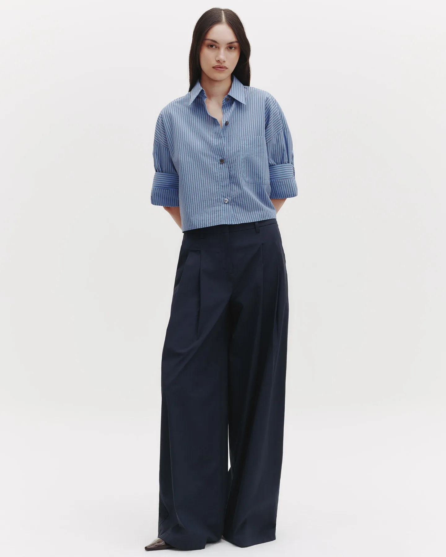 Next Ex Shirt in Striped Cotton sold by TWP CLOTHING product image thumbnail 3