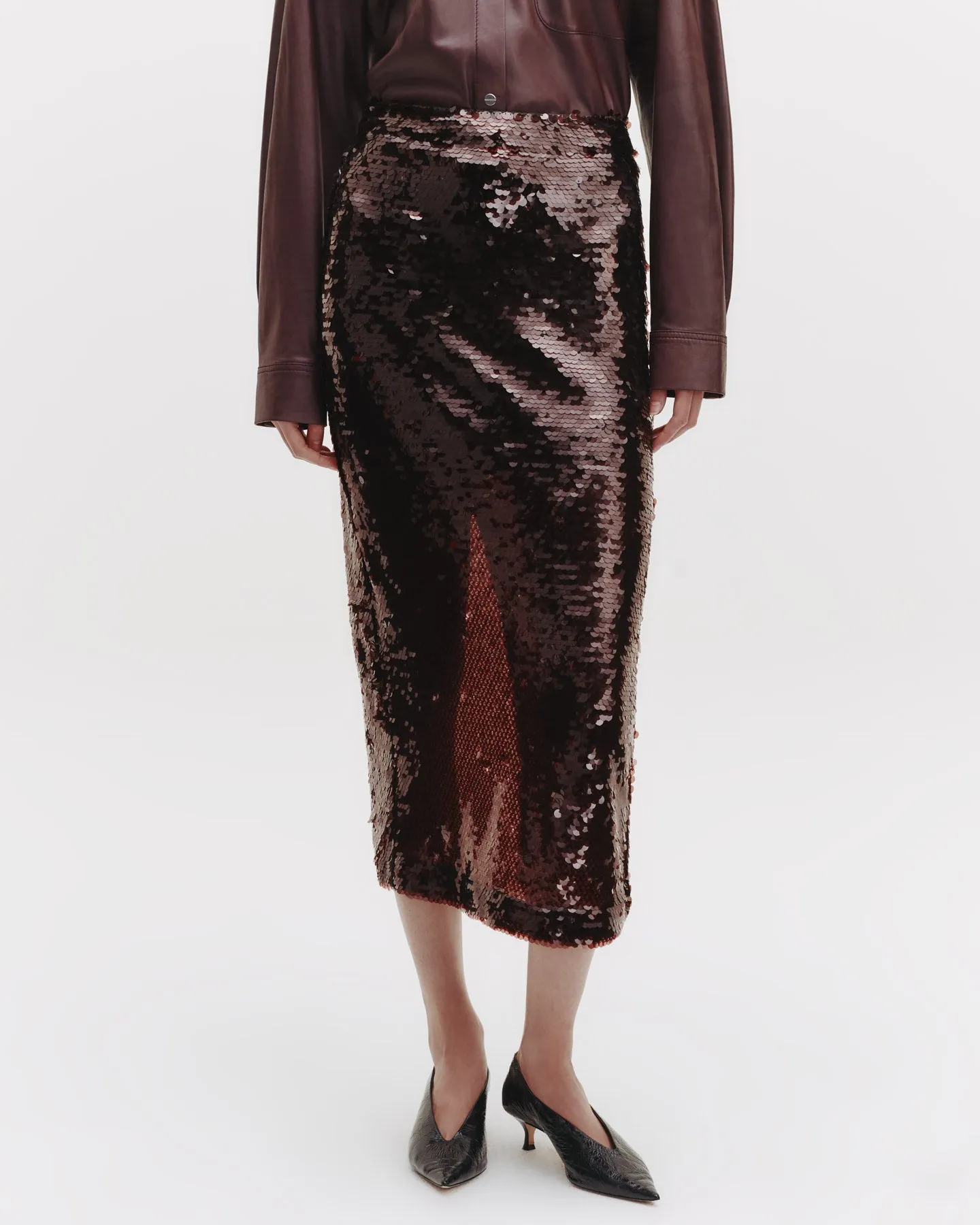 Sylkie Skirt with Paillettes sold by TWP CLOTHING product image thumbnail 2