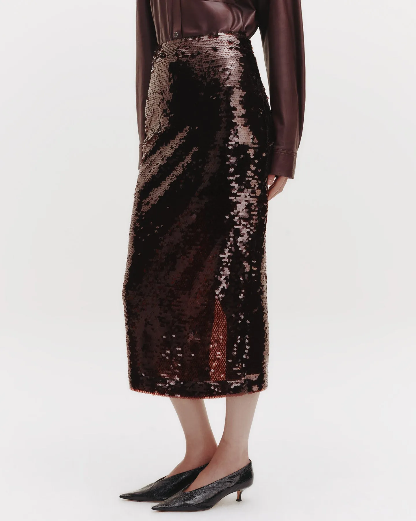 Sylkie Skirt with Paillettes sold by TWP CLOTHING product image thumbnail 3