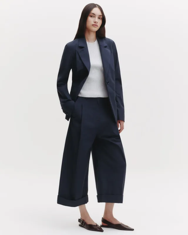Houston St. Pant in Dense Cotton Poplin sold by TWP CLOTHING