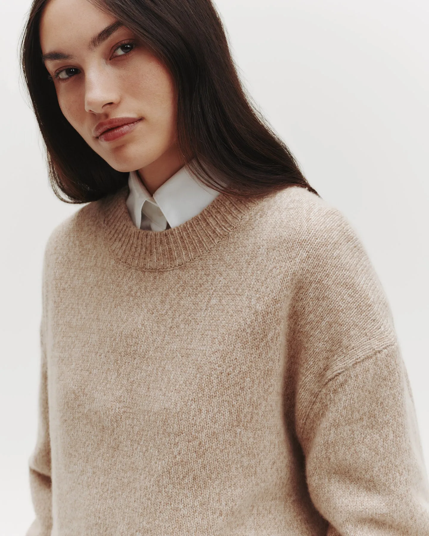 Boy Crewneck in Cashmere sold by TWP CLOTHING