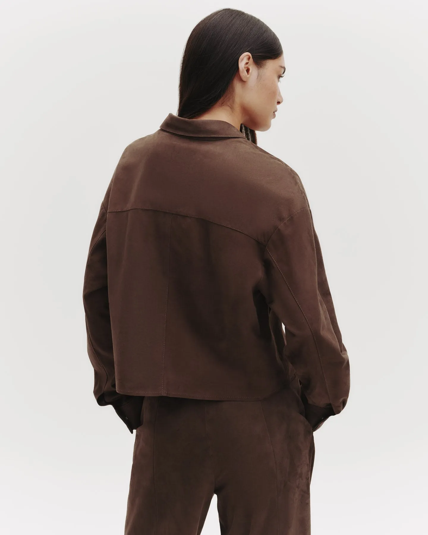 Little Big Joe Shirt in Paper Suede sold by TWP CLOTHING product image thumbnail 5