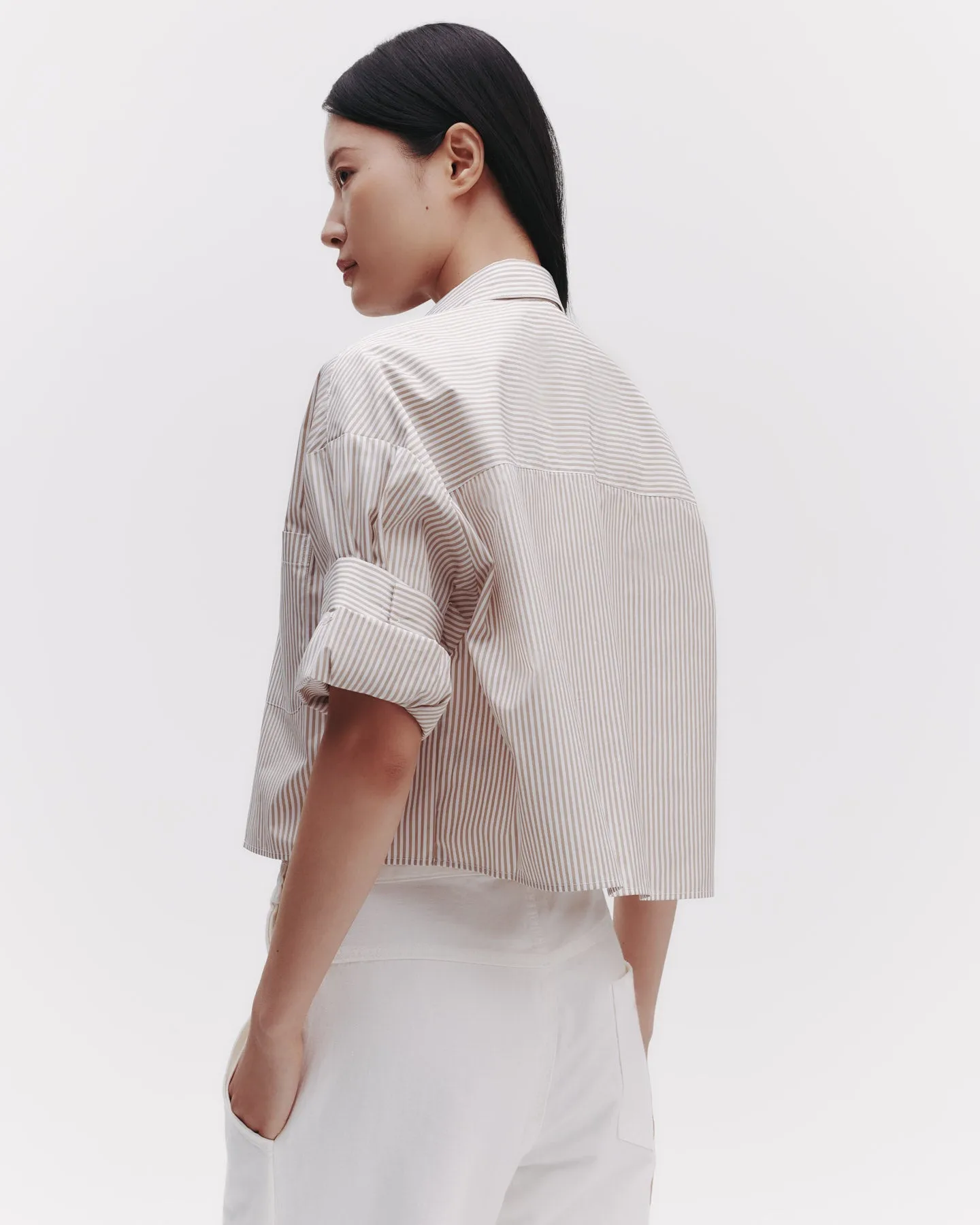 Next Ex Shirt in Wide Stark Stripe sold by TWP CLOTHING product image thumbnail 4