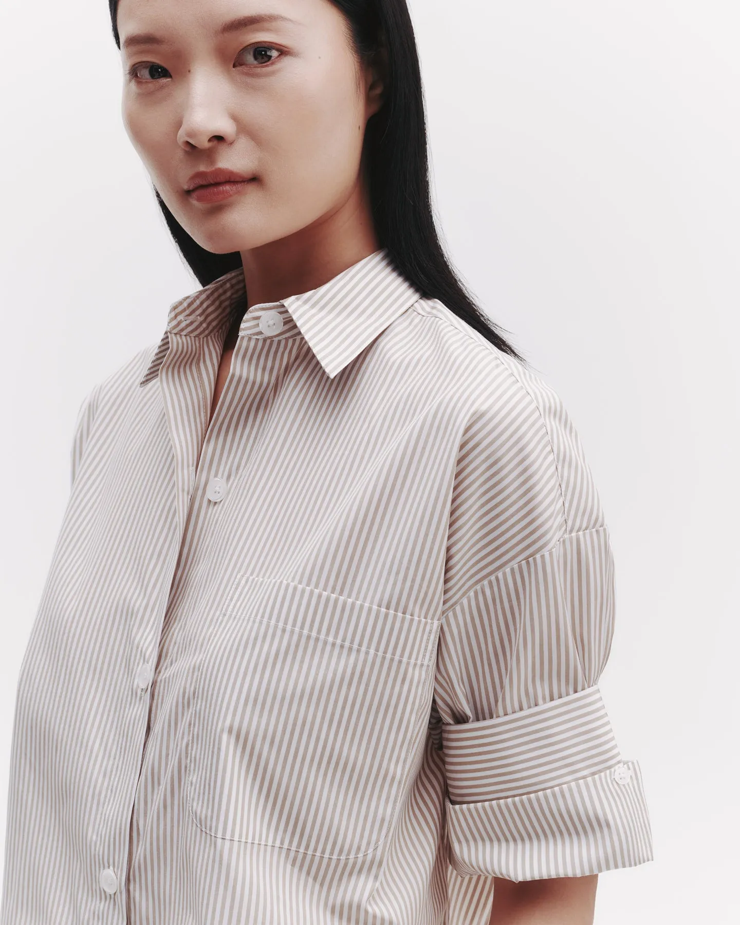 Next Ex Shirt in Wide Stark Stripe sold by TWP CLOTHING product image thumbnail 3