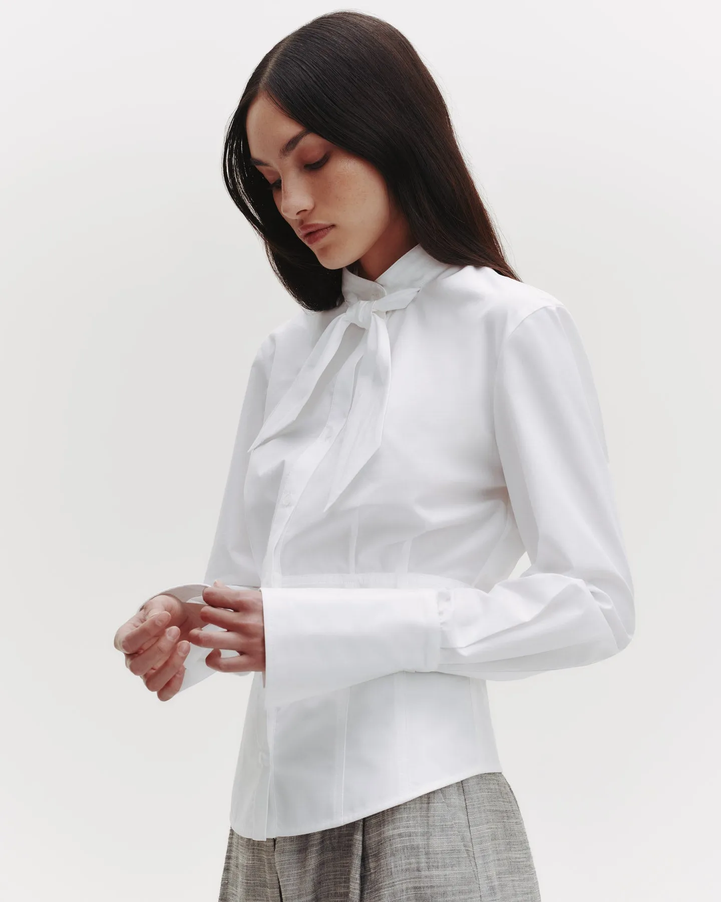 Fifi's Shirt in Cotton Poplin sold by TWP CLOTHING product image thumbnail 3