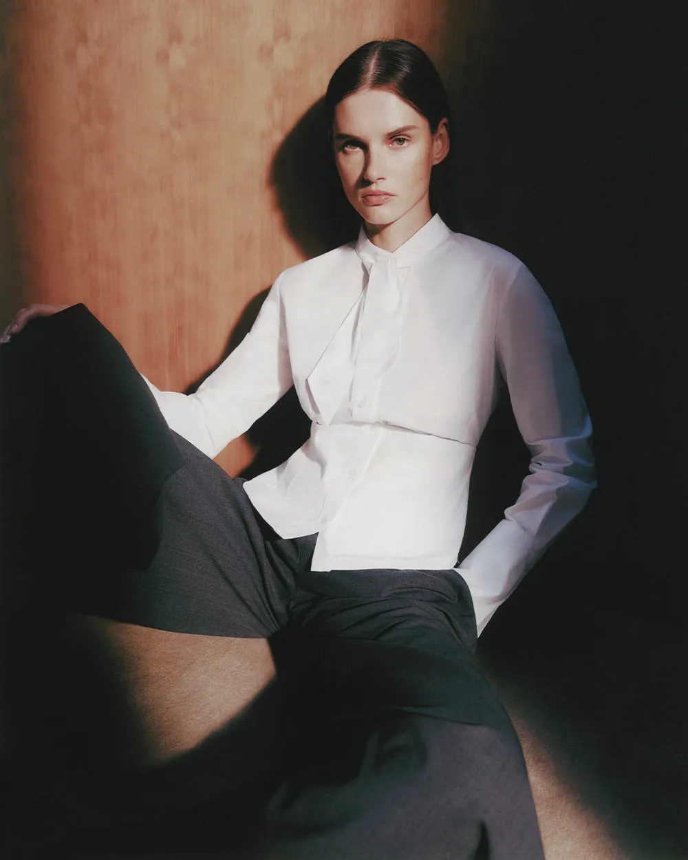 Fifi's Shirt in Cotton Poplin sold by TWP CLOTHING