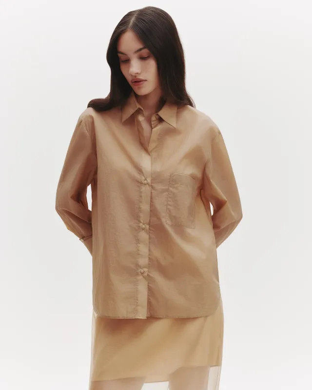 The Next Morning Shirt in Nylon sold by TWP CLOTHING
