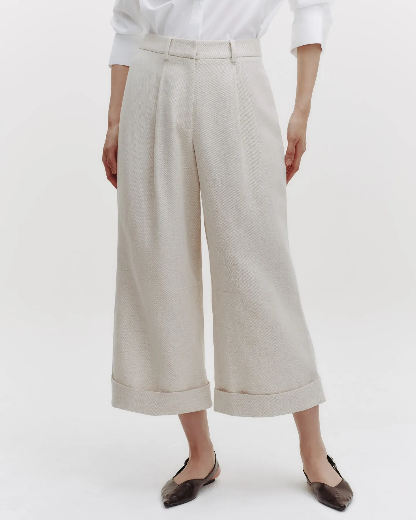 Houston St. Pant in Cotton Linen Twill sold by TWP CLOTHING product image thumbnail 2