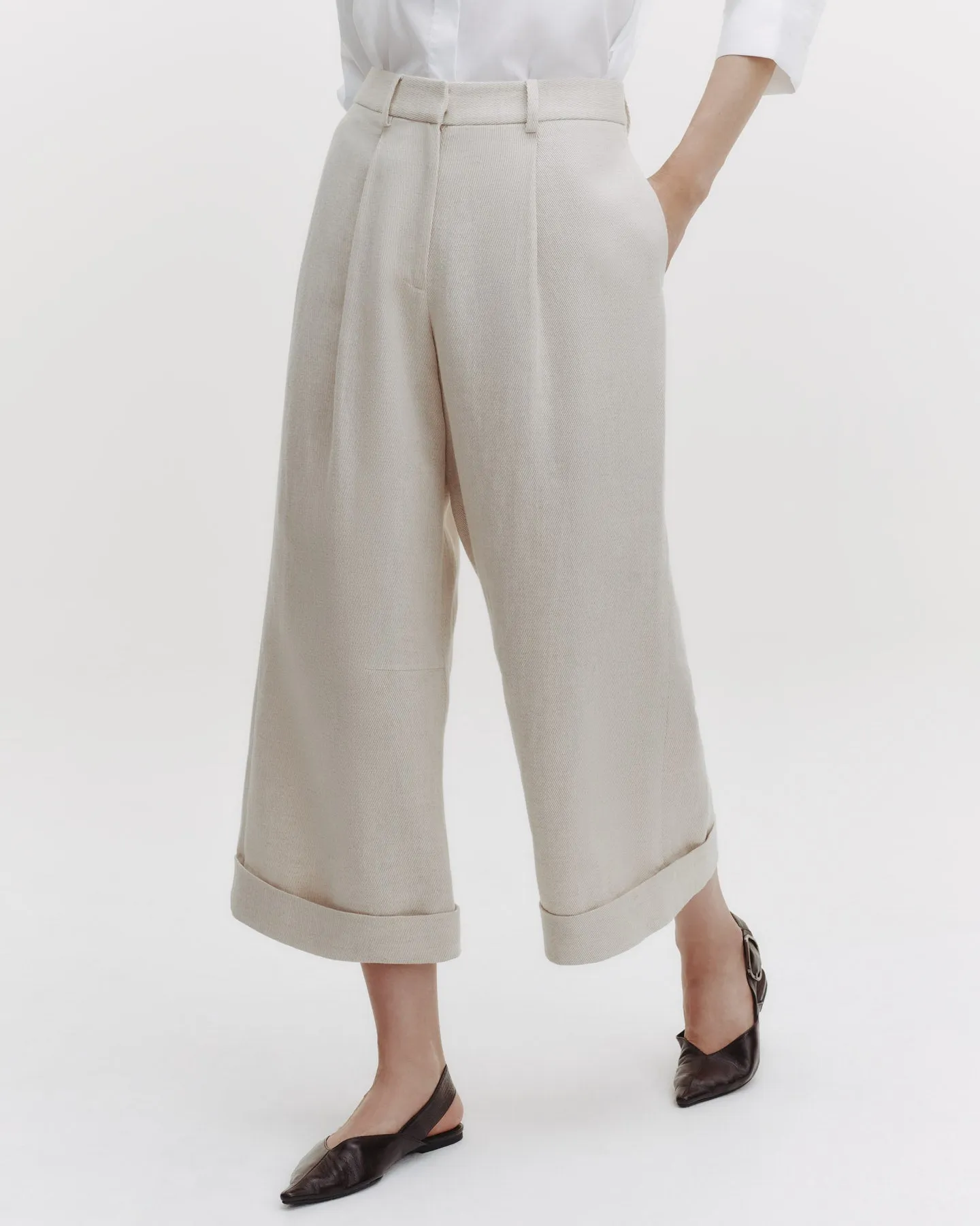 Houston St. Pant in Cotton Linen Twill sold by TWP CLOTHING product image thumbnail 4
