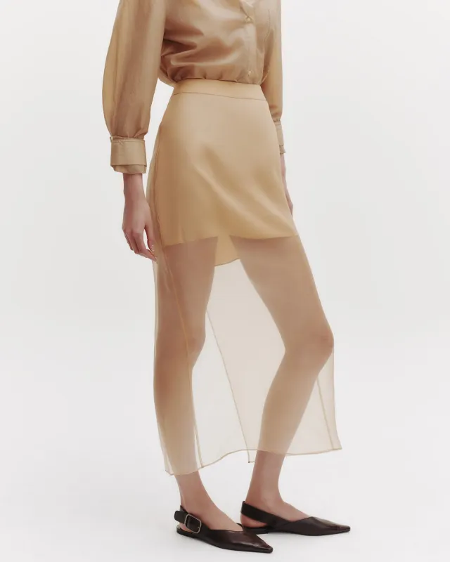 Sylkie Skirt in Silk Organza sold by TWP CLOTHING