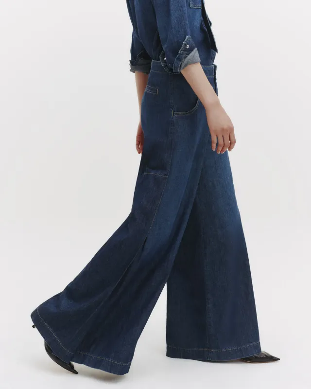 Lulu Jean in Lightweight Denim sold by TWP CLOTHING