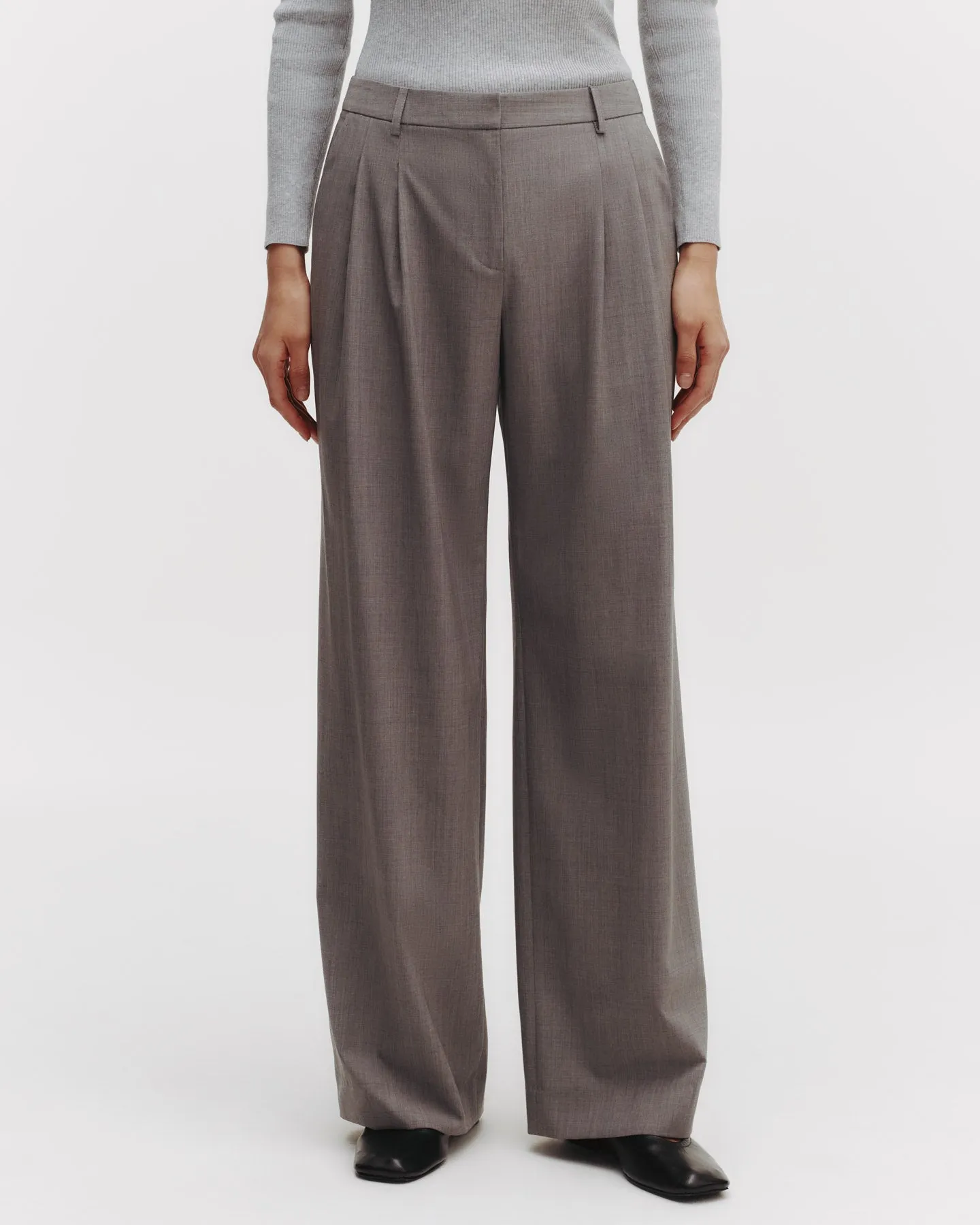 Sulli Pant in Ultrafine Stretch Suiting sold by TWP CLOTHING product image thumbnail 4