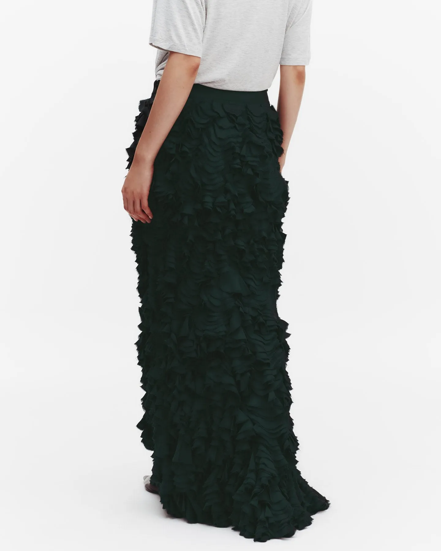 At Last Skirt With Petals in Silk Georgette sold by TWP CLOTHING product image thumbnail 4